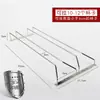 Estante para copas de vino tinto mueble de vino de madera para el hogar copa de tallo alto invertida soporte colgante de acero inoxidable para copas de vino colgador de copas de vino estante colgante para copas de vino