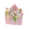 Nuevo Sobre de Primavera 520 Nueva Caja de Regalo de Flores DIY Hecha a Mano Día de San Valentín Flor Cuadrada Bolsa de Embalaje de Papel Kraft