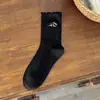 Calcetines de Media Pantorrilla para Mujer para Otoño e Invierno con Lazo, Corazón, Lunares, Rayas, Calcetines de Algodón de Xinjiang, Calcetines de Estudiante con Borde Fruncido