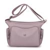 Bolsa de Ombro Único Simples Nova Cor Sólida para Mulheres, Bolsa Quadrada Pequena Leve Casual Moderna para Exterior, Bolsa Transversal Multibolsos Fashion para o Dia a Dia