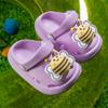 Chinelos Infantis Verão Bonito Olhos Grandes Bonitos Bonitos Grosso Linguado Sensação Interior e Exterior Use Sapatos de Capa Antiderrapante