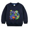 Moletom Infantil Masculino Gamer Decote Redondo 2023 Nova Primavera e Outono Meninos Manga Longa Top Jaqueta Estampada Infantil na Moda