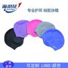 Gorro de Protección para los Oídos al por Mayor para Piscina de Natación Adulto Gorro de Natación de Silicona para Hombres y Mujeres Impermeable Protección del Cabello Color Sólido Tipo Impermeable