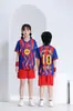 Camisetas de Fútbol Barcelona Local y Visitante 25-26 para Niños, Números 9, 10, 11, 19, Impresión Digital, Tallas 14-30