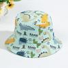 Sombrero de Pescador para Niños de 1 a 3 Años Sombrero de Tela para Niños Lindo Sombrero con Dibujos Animados de Pez Dinosaurio Sombrero de Sol para Exteriores para Niños Pequeños