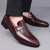 Mocasines Casuales de Fábrica Transfronterizos para Hombre de Negocios Tacón Bajo Comercio Exterior Talla Grande Zapatos para Hombre En Stock Venta al por Mayor Zapatos de Piel