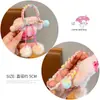 Diadema Infantil Estilo Coreano Banda para el Cabello Kuromi Lana Linda Dibujo Animado Goma Elástica Bola para Cola de Caballo Niña Accesorio para el Cabello