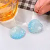 Tamaño pequeño Transparente Brillo Estrella de Mar Concha Resina Accesorios DIY Pasador de Pelo Hebilla de Zapato Accesorios DIY Bolso Sombrero Accesorios