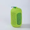 Toalla de sensación fría para el verano, funda de silicona, toalla fresca para exteriores, secado rápido, toalla deportiva, secado rápido, enfriamiento