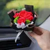 Novo Buquê de Bolso de Flores de Sabão de Rosa Presente de Aniversário para Melhor Amigo ou Amigo, Conjunto de Caixa de Presente de Rosa Artificial para Instagram