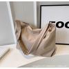 Bolso Tote Casual Simple para Mujer 2024 Nuevo Estilo Coreano Ligero Bolsa de Lona para Estudiante Gran Capacidad Hombro Bandolera
