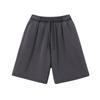 Pantalones Cortos Lavados de Algodón Puro Pesado de Verano 320g para Hombre, Casual Simple Holgado Oversize Lisos Personalizables