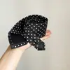 ¡Gran textura! Corbata de Lunares Negros, Retro, Elegante, Moderna, Versátil, de Nicho, Elegante Accesorio para Camisa, Bufanda, Lazo para la Cintura