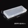Caja de Herramientas para Uñas Caja de Accesorios para Uñas de Gel Transparente Gran Capacidad Tapa abatible Dividida Múltiples compartimentos Caja de Almacenamiento para Uñas Postizas
