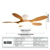 Luces de ventilador de madera para sala de estar de estilo nórdico más vendidas en la frontera, luces colgantes para restaurante de estilo Wabi-sabi, personalizables, 110V, venta directa