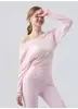 Cubierta de Yoga Ligeramente Transparente para Mujer 2026 Nuevo Top Deportivo para Correr, Fitness, Secado Rápido, Transpirable, Ropa de Entrenamiento de Pilates