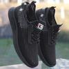 Zapatos Casuales Ligeros de Malla Transpirable sin Cordones para Verano con Suelas Elásticas Suaves, Tenis de Malla Única, Zapatos de Viaje, Antideslizantes y Ligeros