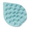 Escova de Shampoo Popular Transfronteiriça em Gota d'Água, Uso Duplo para Cabelo Molhado e Seco, Escova de Shampoo de Silicone Estilo Japonês, Pente para Massagem Meridiana do Couro Cabeludo, Escova de Limpeza