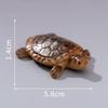 Adornos realistas de tortugas pequeñas flotantes acuario rocalla bonsái decoraciones de tortugas patio piscina micro paisajismo pequeños adornos