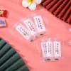 Sacos Transparentes de Embalagem para Presente Pequenos de Opp, Caixas Descartáveis para Embalagem de Lanches, Sacos para Armazenamento de Biscoitos de Floco de Neve, Feito à Mão