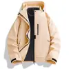 Jaqueta Camuflada Três em Um Feminina Conjunto de Duas Peças com Lã Removível Masculina Roupas de Montanhismo Corta-Vento Impermeável para Exterior Jaqueta de Trabalho
