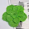 Acessórios de Joias com Strass de Camélia Transfronteiriços Flores Tridimensionais de Sapato de Camada Dupla Acessórios para Roupas Acessórios de Broche para Headwear DIY