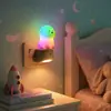 Luz de Noche Sensor Enchufable para Mesita de Noche Gy158 Cachorro Lindo Creativo Habitación de Niños Luz de Color RGB Luz de Noche para Niños