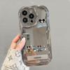 Lindo Mickey Adecuado para Funda de Teléfono Móvil Apple 17Promax Iphone15 con Soporte 16 Galvanizado 14 Silicona 13 Mujer