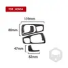 Adequado para Honda S2000 00-09 conjunto completo de adesivos decorativos para painel de levantamento de vidro para modificação interna em fibra de carbono