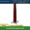 Hunan fuyi HY10WZ-108 110KV composto de alta tensão sílica gel óxido de zinco tipo pára-raios três