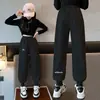 Ropa infantil para niñas, nuevos pantalones deportivos casuales de otoño para niños medianos y grandes, ropa exterior para niñas, pantalones holgados de cintura alta con tobillo atado, moda
