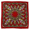 Lenço de Cabeça Estilo Étnico Lenço Quadrado Característico Russo Estufa À Prova de Poeira Protetor Solar Xale Rayon Feminino Xinjiang Yunnan Lenço