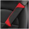 Funda protectora para cinturón de seguridad de coche de cuero y fibra de carbono para hombre y mujer. Comercio transfronterizo. AliExpress y Amazon.