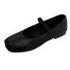 Zapatos Mary Jane Retro Franceses para Mujer 2026 Nuevos Planos de Boca Baja Zapatos Individuales para Mujer Correa Única Suela Suave Versátiles Zapatos de Abuela