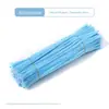 Bastão Torcido Pacote de Material Artesanal DIY para Crianças Bastão Dobrável de Pelúcia Colorido para Raiz do Cabelo Tiras de Cabelo Coloridas Macaron Criptografadas