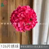 126 hortensias pequeñas encriptación rama única hortensia arreglo floral para auditorio de bodas pared de flores artificiales decoración flor artificial simulación flor