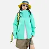 Jaqueta Soft Shell Outdoor Estilo Igual Niaojia para Mulheres, Jaqueta Funcional à Prova de Vento e Três Provas para Homens, Jaqueta com Capuz Casual para Montanhismo, Estilo Moderno