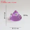 Brinquedo Squishy de Fezes Realistas Tipo Vidro de Zibo para Alívio do Estresse, Item de Mão, Ornamento de Decoração para Carro e Mesa de Escritório