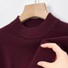 Suéter Tommy Genuino 100% Cachemir Puro Invierno Engrosado Suéter de Lana para Hombre Cuello Alto Medio Suéter de Punto para Base Ropa de Papá