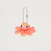 Colgante de Pulpo Impreso en 3D, Llavero Lindo, Juguete Articulado de una Sola Pieza Multicolor Móvil, Colgante Pequeño Creativo Infantil