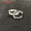 Base de Prata com Incrustação Estilo Étnico para Acessórios de Pulseira DIY, Base de Pulseira Miao Antiga Bordada, Larga Feita à Mão Sem Bordado