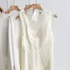 Deseo Puro Encaje Calado Bufanda de Seda para Mujer Nuevo Vintage Lazo Largo Banda para el Cabello Cinta Bufanda Decorativa Ropa para el Cuello Pañuelo para la Cabeza