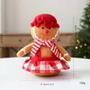 Nuevo producto transfronterizo: Hombre de jengibre navideño, decoración para fiestas navideñas, peluche de dibujos animados para niños y niñas