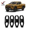 Aplicável a 26 modelos de Toyota Hilux Travo maçaneta externa modificada decoração puxador de porta proteção