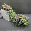 Arreglos florales para fiestas de cumpleaños, flores de mesa tipo cascada, guirnaldas de flores colgantes, exhibiciones decorativas para ventanas, arreglos florales colgantes, flores para decoración de bodas y compromisos