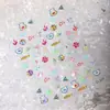 Pegatinas para Uñas Cyansea al por Mayor Vida Marina Estrella de Mar Peces Nadando Concha Láser Luz Pegatinas Estéreo para Uñas