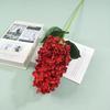 Simulación hortensia paniculata única boda salón de bodas decoración floral suave camino alto guía flor decorativa exhibición para el hogar comercio exterior