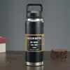 Garrafa de Água para Montanhismo de Aço Inoxidável 304 Transfronteiriça, Garrafa de Água Esportiva Portátil para Exterior, Garrafa Térmica Espacial de Grande Capacidade 26oz