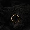 J1313 Anillo coreano simple y exquisito de plata esterlina S925, venta al por mayor, anillo fino de moda para chicas viajeras, textura compacta