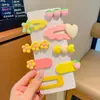 Pinza para Flequillo Infantil, Herramienta para Peinar el Cabello, Pinza de Felpa para Niñas de Principios de Primavera, Pasador de Moño para Bebé, Accesorio para el Cabello